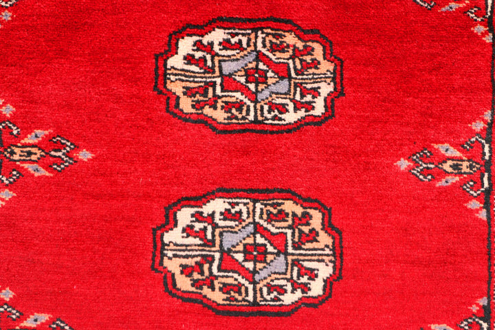 Red Bokhara 2' 7 x 6' 6 - No. 45020 - ALRUG Rug Store