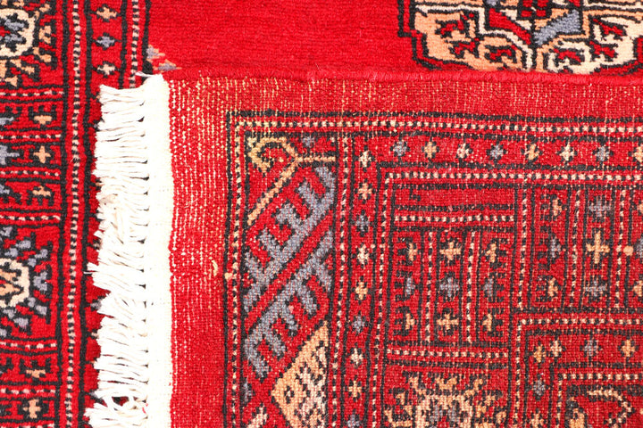 Red Bokhara 2' 7 x 6' 6 - No. 45020 - ALRUG Rug Store