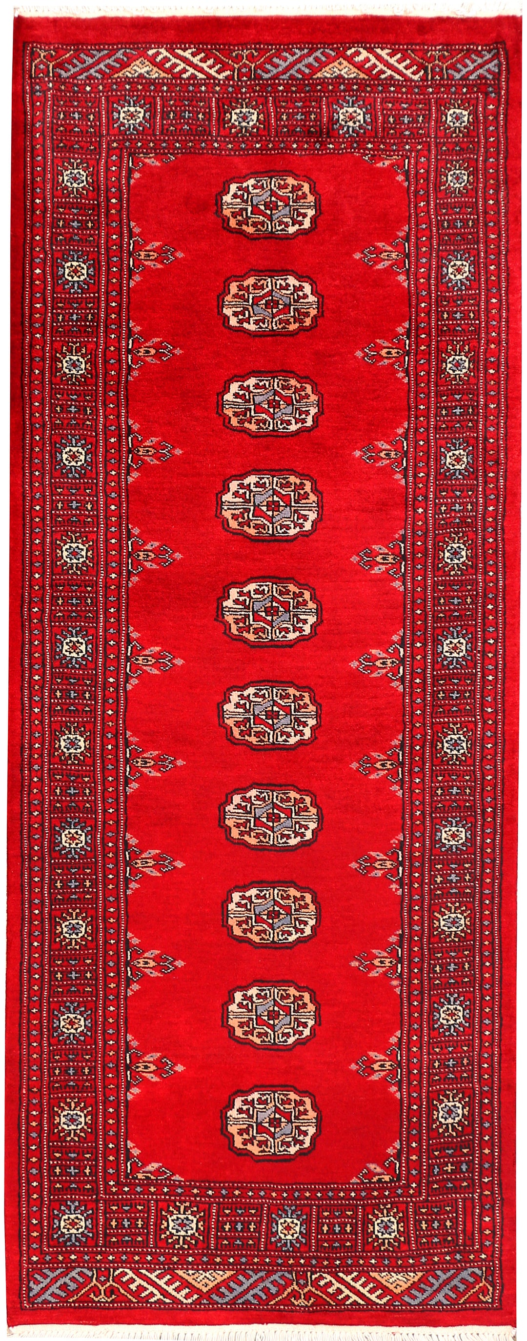 Red Bokhara 2' 7 x 6' 6 - No. 45020 - ALRUG Rug Store