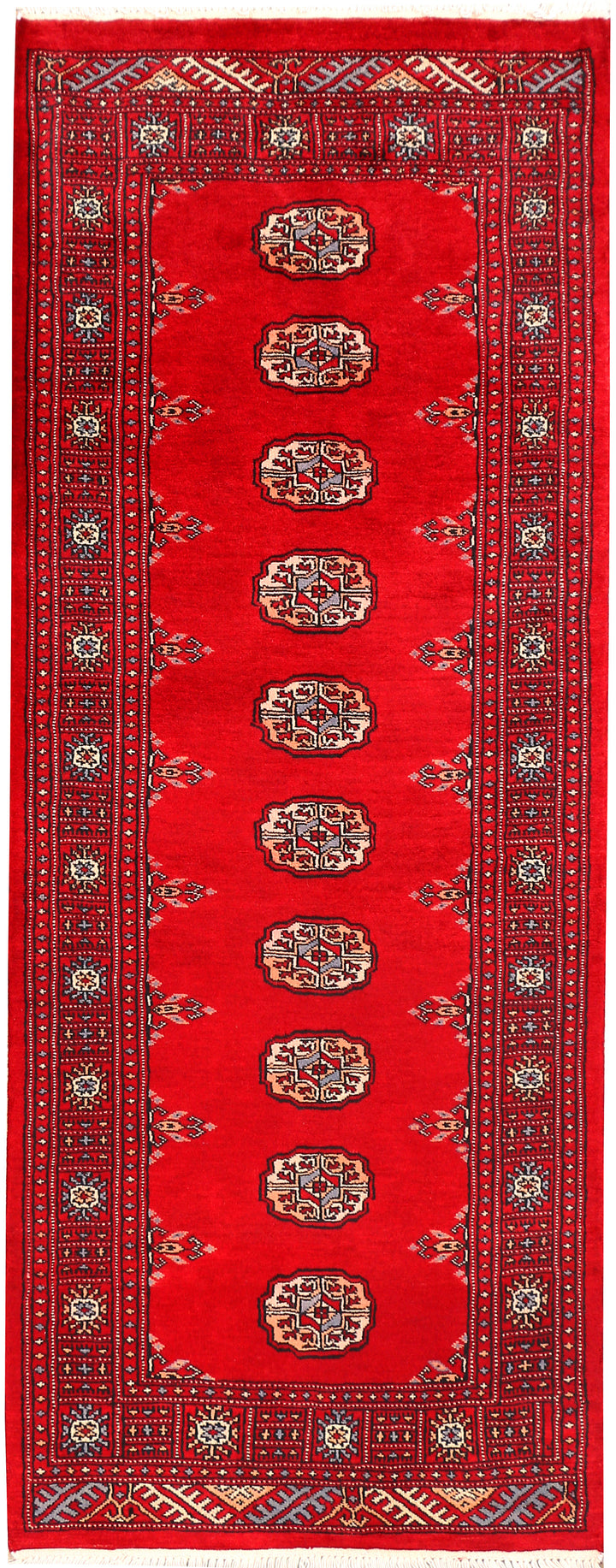 Red Bokhara 2' 7 x 6' 6 - No. 45020 - ALRUG Rug Store