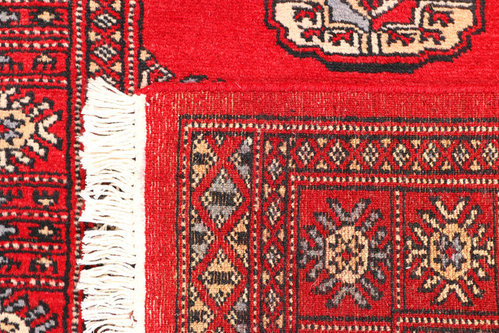 Red Bokhara 2' 5 x 6' 4 - No. 45022 - ALRUG Rug Store