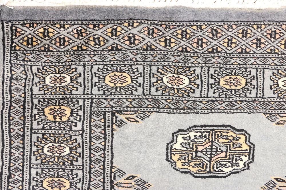 Slate Grey Bokhara 2' 6 x 6' 4 - No. 45023 - ALRUG Rug Store