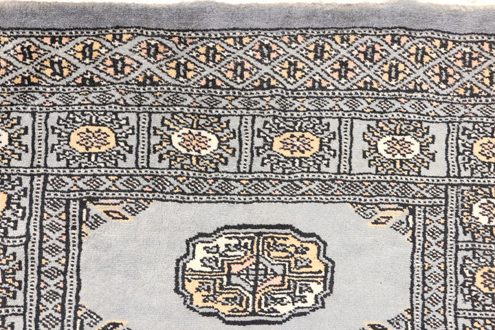 Slate Grey Bokhara 2' 6 x 6' 4 - No. 45023 - ALRUG Rug Store