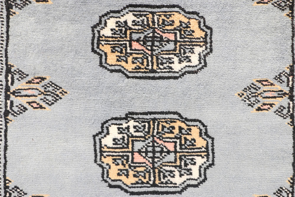 Slate Grey Bokhara 2' 6 x 6' 4 - No. 45023 - ALRUG Rug Store