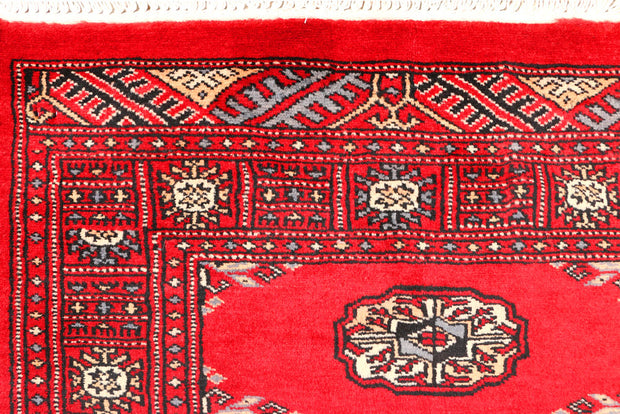 Red Bokhara 2' 6 x 6' - No. 45024 - ALRUG Rug Store