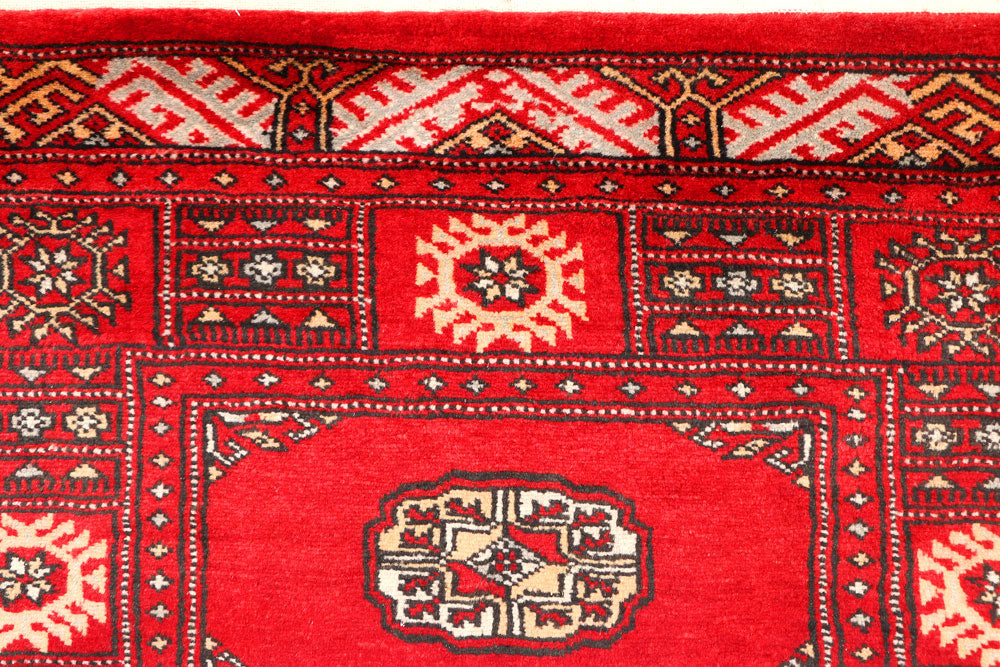 Red Bokhara 2' 7 x 6' 8 - No. 45026 - ALRUG Rug Store