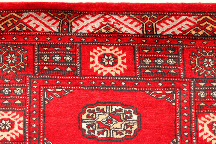 Red Bokhara 2' 7 x 6' 8 - No. 45026 - ALRUG Rug Store