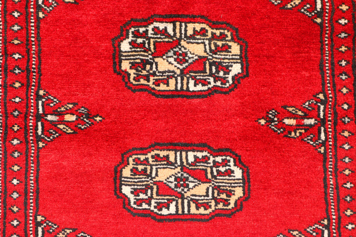 Red Bokhara 2' 7 x 6' 8 - No. 45026 - ALRUG Rug Store
