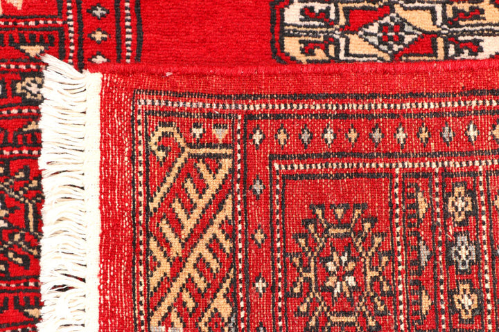 Red Bokhara 2' 7 x 6' 8 - No. 45026 - ALRUG Rug Store