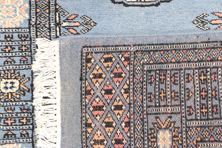 Steel Blue Bokhara 2' 6 x 7' - No. 45027 - ALRUG Rug Store