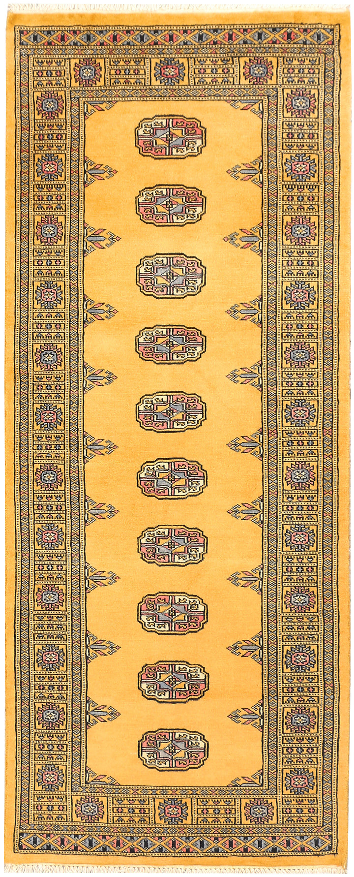 Gold Bokhara 2' 6 x 6' 4 - No. 45029 - ALRUG Rug Store