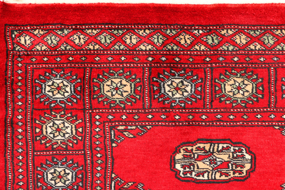 Dark Red Bokhara 2' 6 x 5' 7 - No. 45030 - ALRUG Rug Store