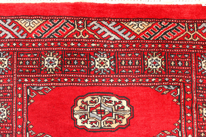 Red Bokhara 2' 6 x 6' 3 - No. 45032 - ALRUG Rug Store
