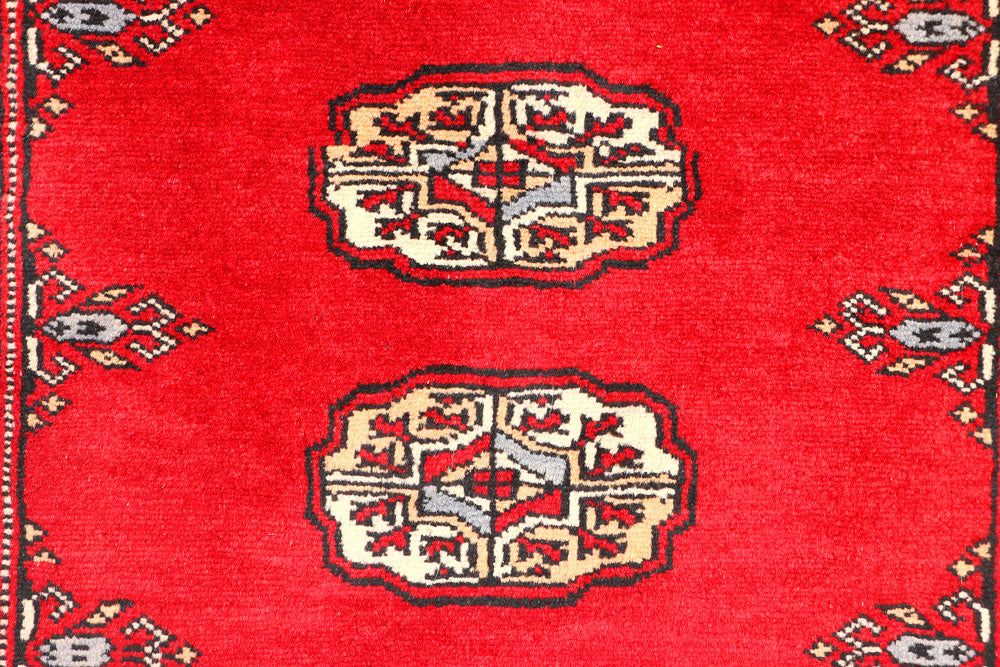 Red Bokhara 2' 6 x 6' 3 - No. 45032 - ALRUG Rug Store