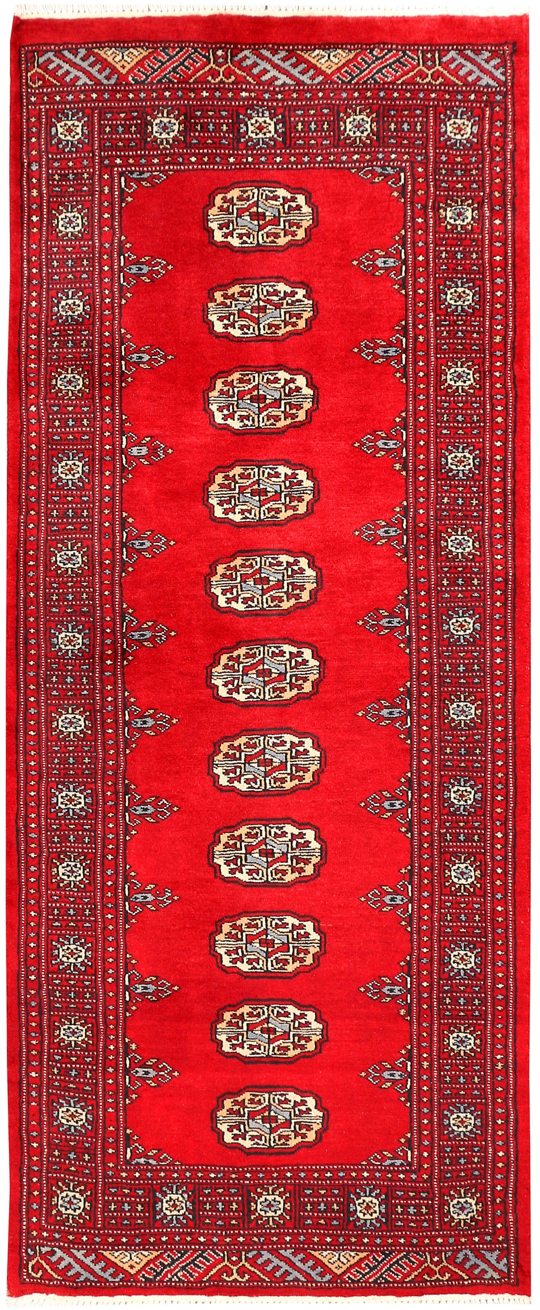 Red Bokhara 2' 6 x 6' 3 - No. 45032 - ALRUG Rug Store