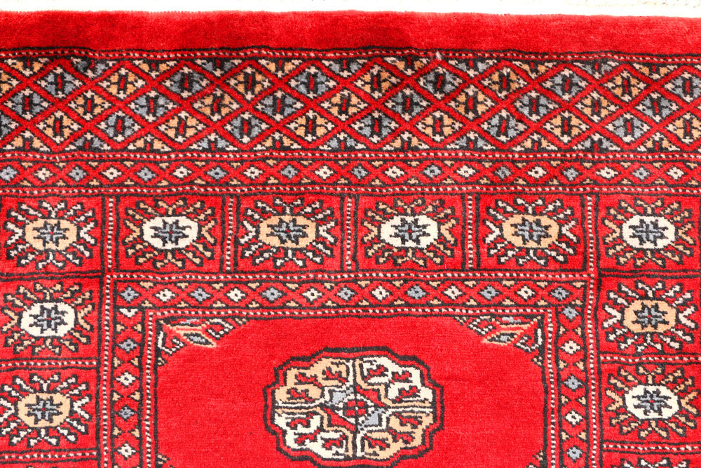 Red Bokhara 2' 6 x 6' 9 - No. 45034 - ALRUG Rug Store