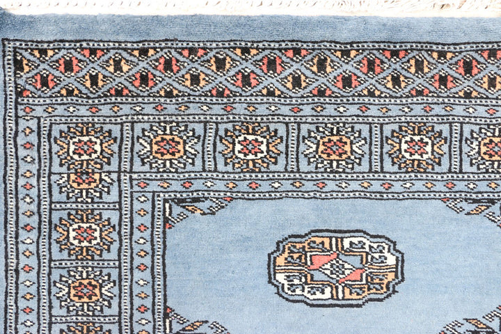 Steel Blue Bokhara 2' 7 x 6' 1 - No. 45047 - ALRUG Rug Store