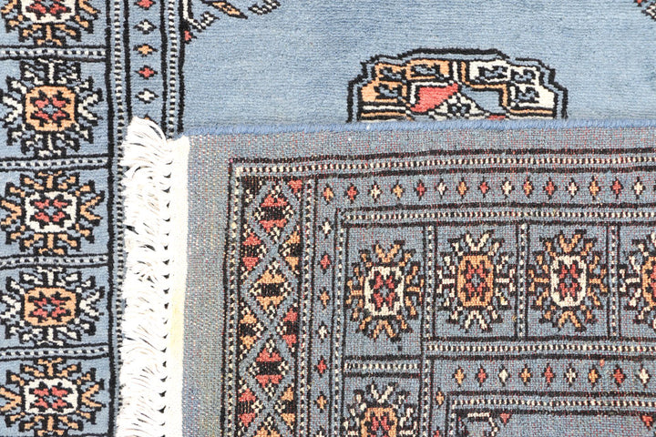 Steel Blue Bokhara 2' 7 x 6' 1 - No. 45047 - ALRUG Rug Store