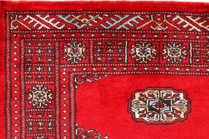 Red Bokhara 2' 7 x 6' - No. 45053 - ALRUG Rug Store