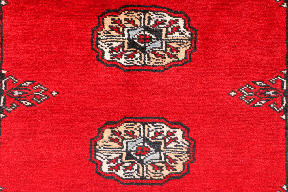 Red Bokhara 2' 7 x 6' - No. 45053 - ALRUG Rug Store
