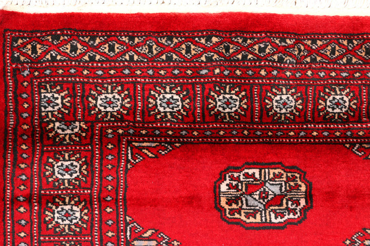 Dark Red Bokhara 2' 7 x 7' 4 - No. 45054 - ALRUG Rug Store