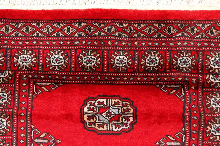 Dark Red Bokhara 2' 7 x 7' 4 - No. 45054 - ALRUG Rug Store