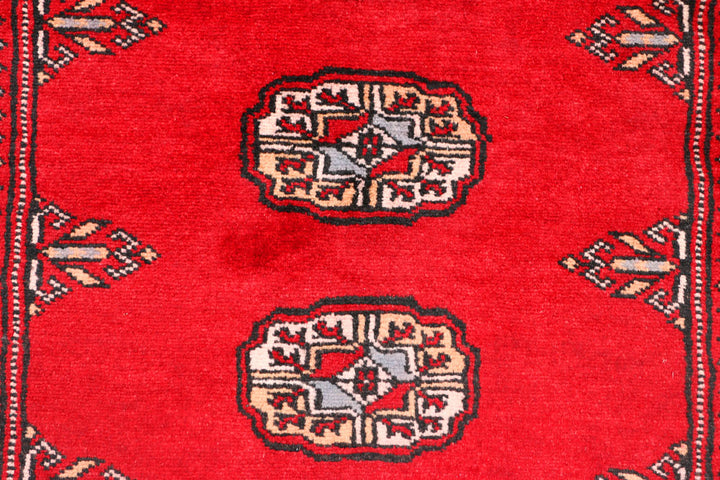 Dark Red Bokhara 2' 7 x 7' 4 - No. 45054 - ALRUG Rug Store