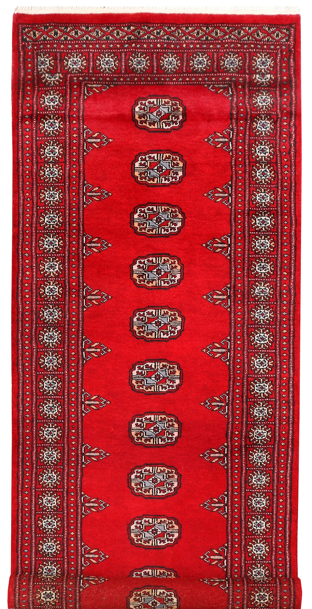 Dark Red Bokhara 2' 7 x 7' 4 - No. 45054 - ALRUG Rug Store