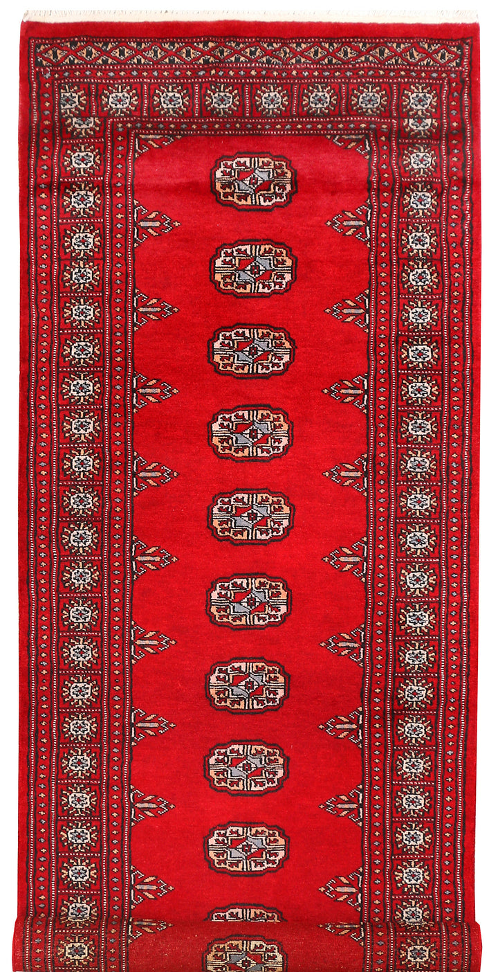 Dark Red Bokhara 2' 7 x 7' 4 - No. 45054 - ALRUG Rug Store