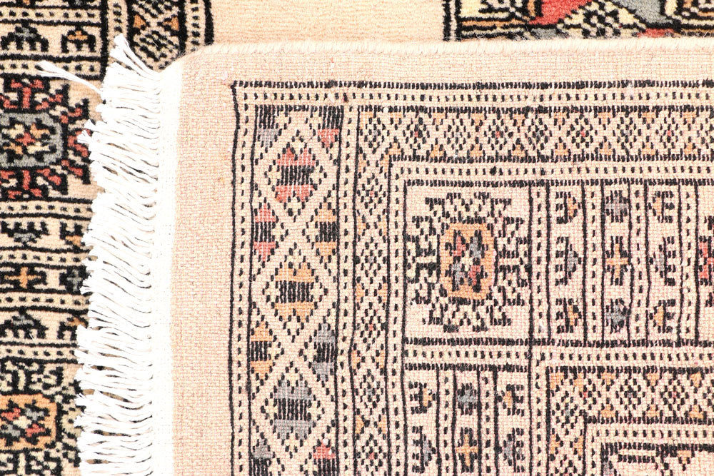 Antique White Bokhara 2' 7 x 6' 6 - No. 45057 - ALRUG Rug Store