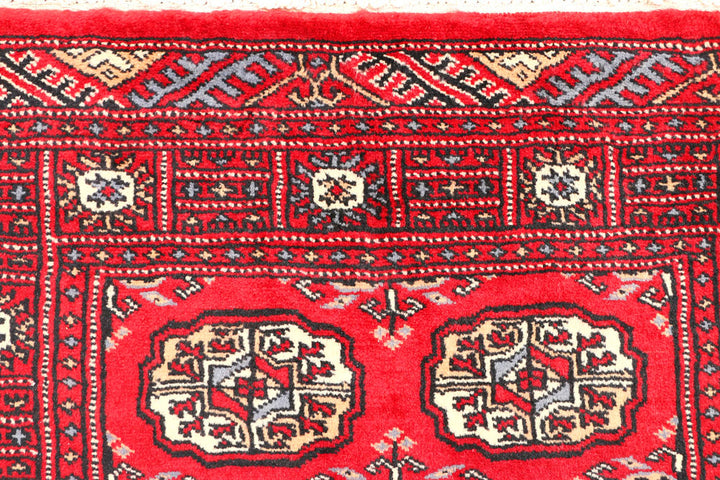 Red Bokhara 2' 6 x 6' 5 - No. 45059 - ALRUG Rug Store