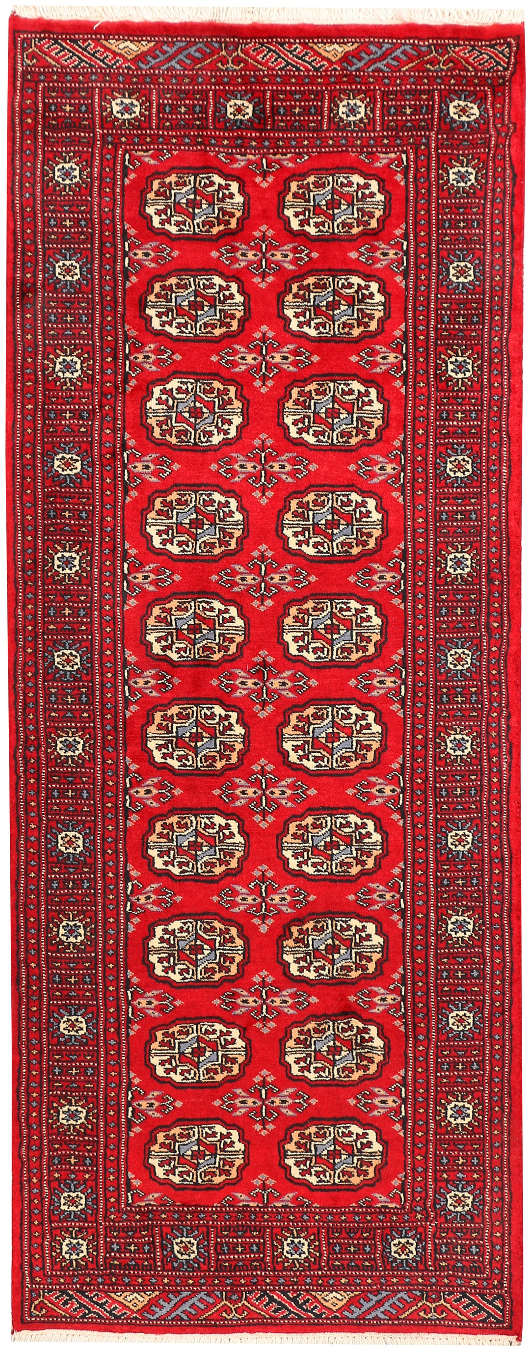 Red Bokhara 2' 6 x 6' 5 - No. 45059 - ALRUG Rug Store