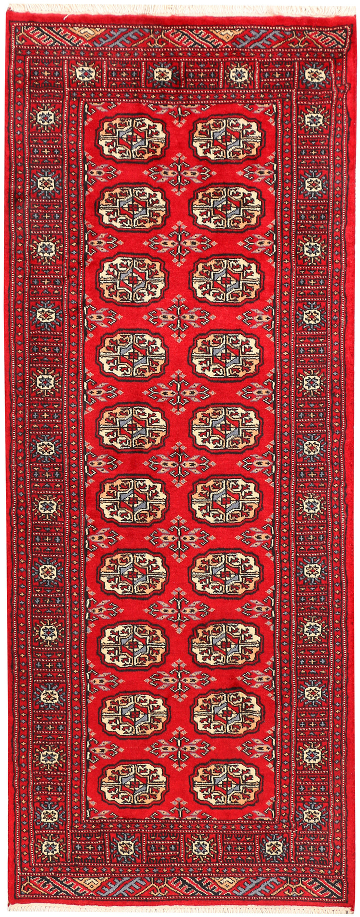 Red Bokhara 2' 6 x 6' 5 - No. 45059 - ALRUG Rug Store