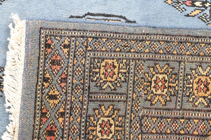 Light Slate Grey Bokhara 2' 6 x 6' 6 - No. 45060 - ALRUG Rug Store