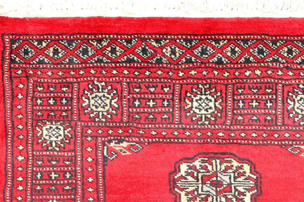 Red Bokhara 2' 7 x 6' - No. 45063 - ALRUG Rug Store