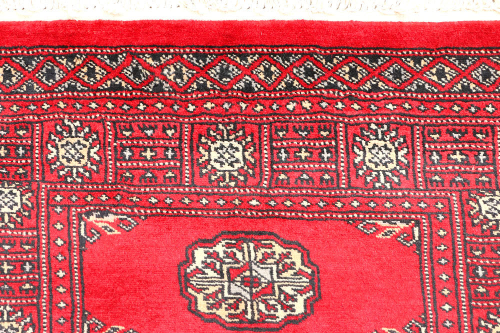 Red Bokhara 2' 7 x 6' - No. 45063 - ALRUG Rug Store