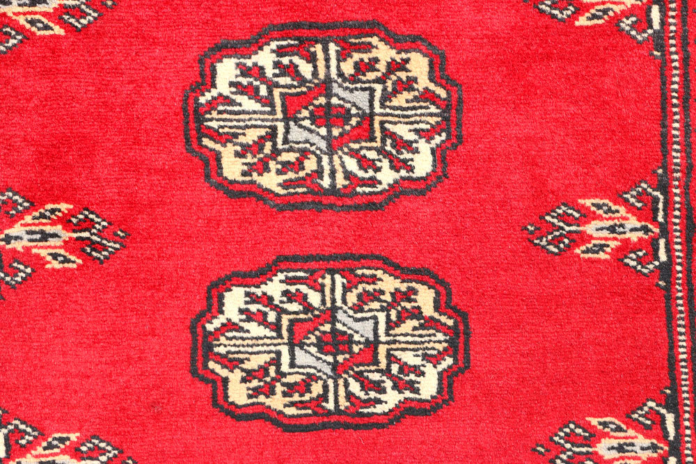 Red Bokhara 2' 7 x 6' - No. 45063 - ALRUG Rug Store