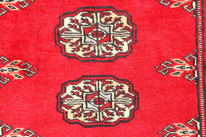 Red Bokhara 2' 7 x 6' - No. 45063 - ALRUG Rug Store