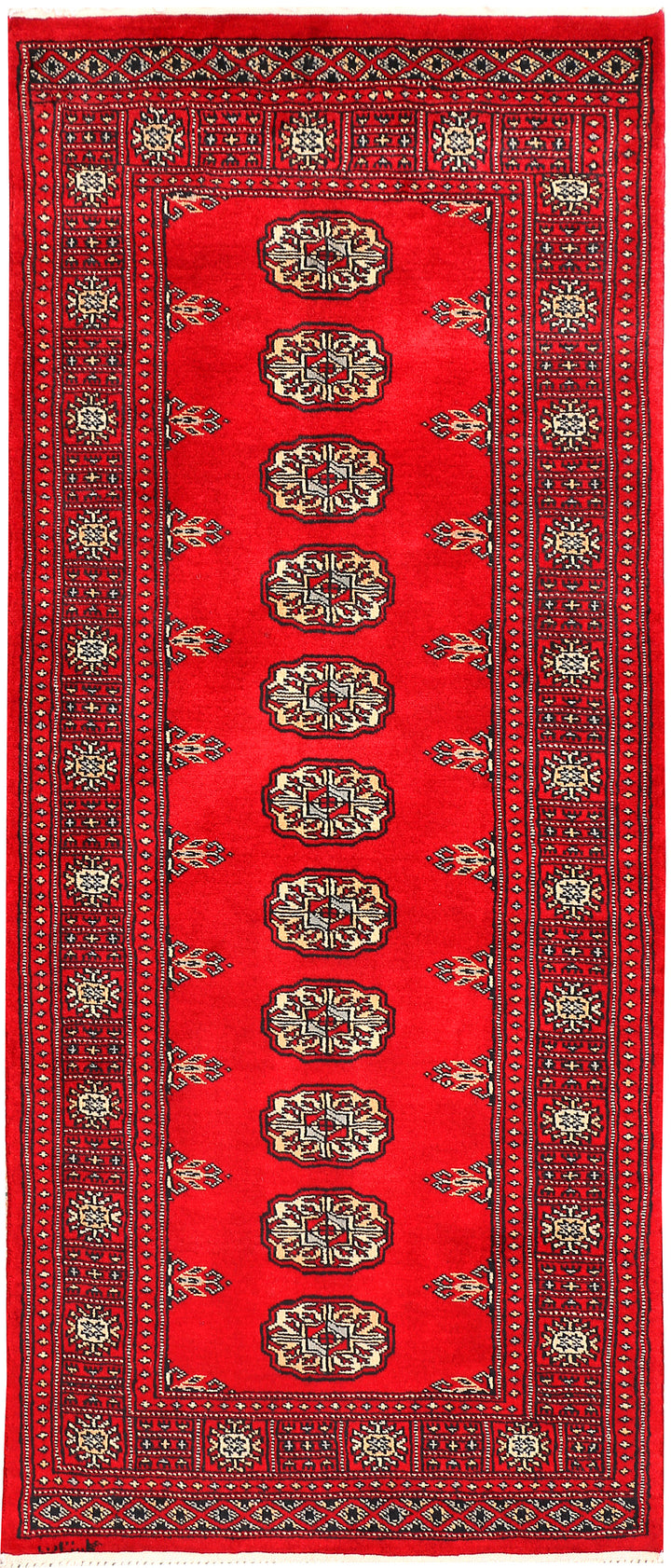 Red Bokhara 2' 7 x 6' - No. 45063 - ALRUG Rug Store