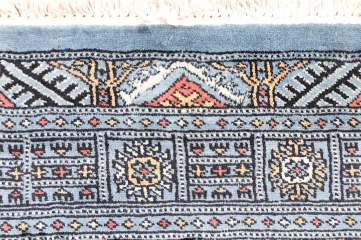 Slate Grey Bokhara 2' 7 x 6' 9 - No. 45064 - ALRUG Rug Store