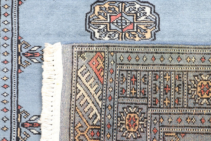 Slate Grey Bokhara 2' 7 x 6' 9 - No. 45064 - ALRUG Rug Store