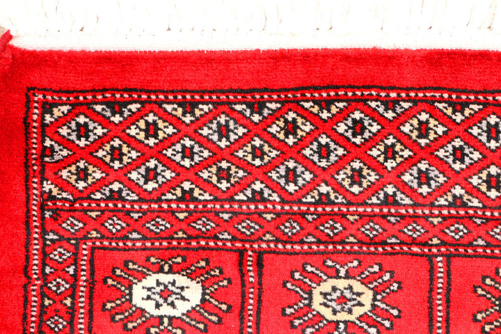 Red Bokhara 2' 7 x 6' 4 - No. 45066 - ALRUG Rug Store