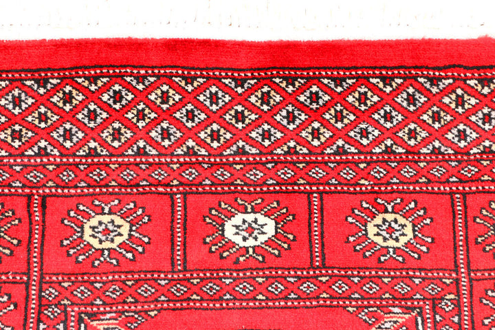 Red Bokhara 2' 7 x 6' 4 - No. 45066 - ALRUG Rug Store