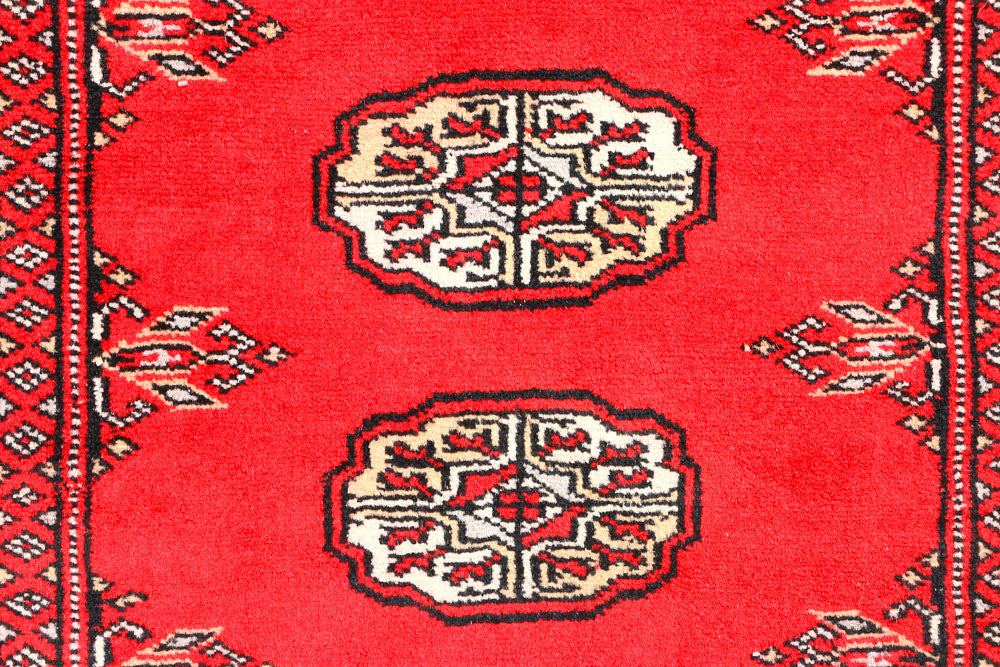 Red Bokhara 2' 7 x 6' 4 - No. 45066 - ALRUG Rug Store