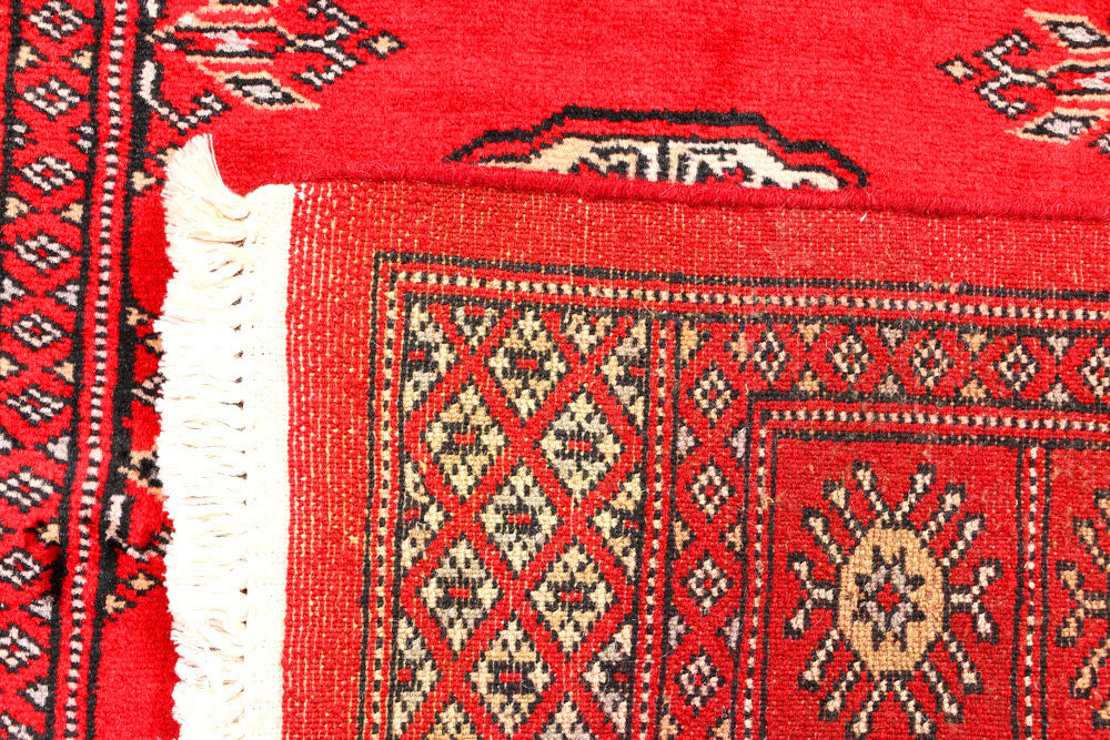 Red Bokhara 2' 7 x 6' 4 - No. 45066 - ALRUG Rug Store