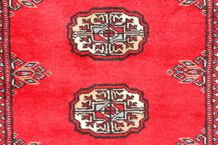 Dark Red Bokhara 2'  8" x 5'  5" - No. QA67290