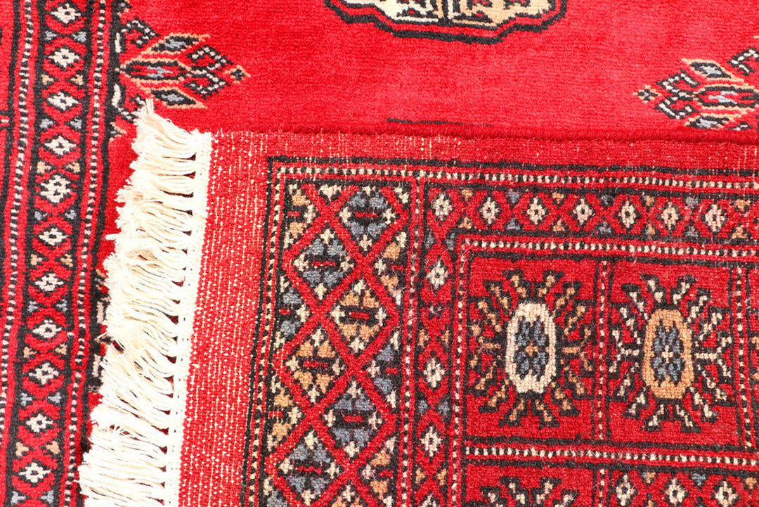 Dark Red Bokhara 2'  8" x 5'  5" - No. QA67290