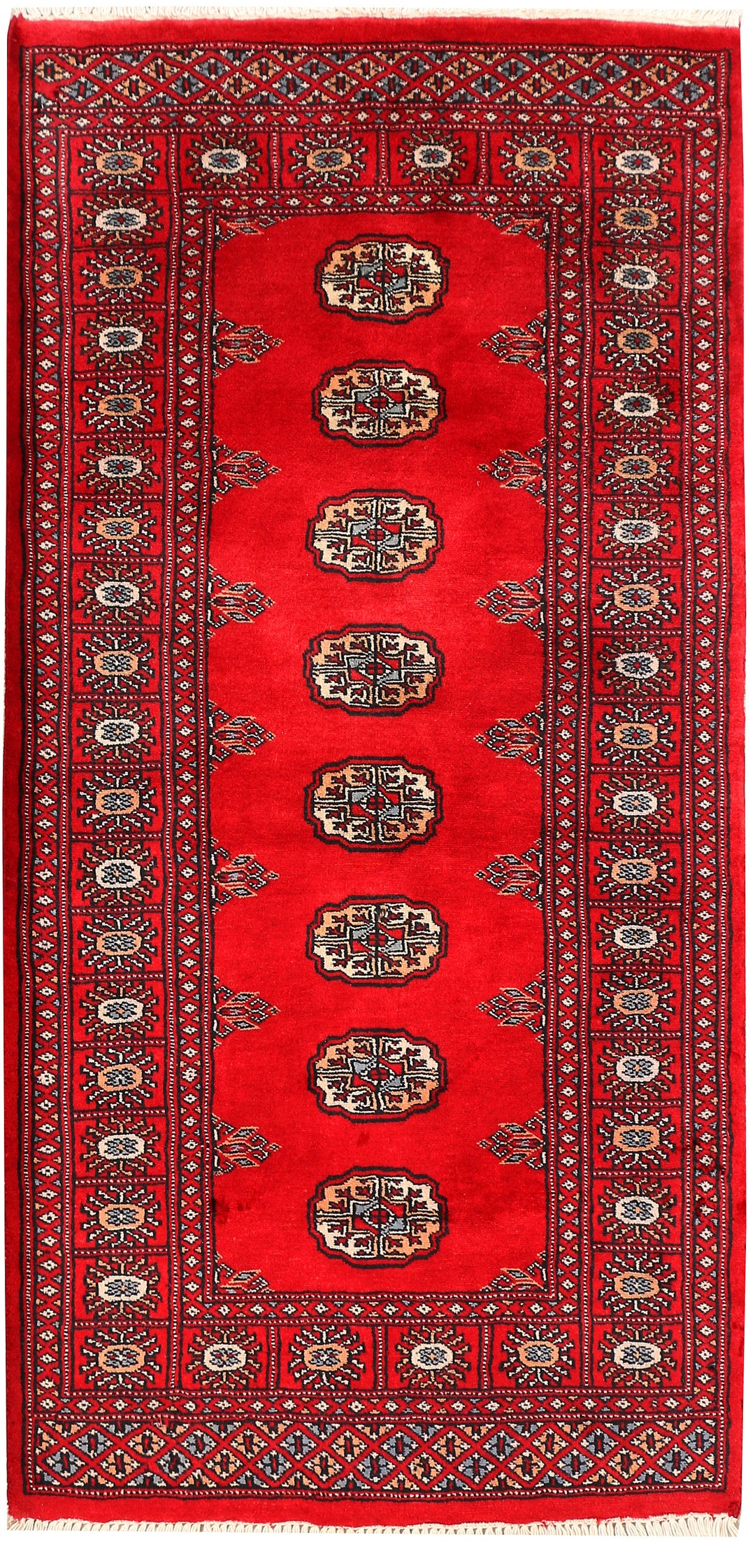 Dark Red Bokhara 2' 8 x 5' 5 - No. 45068 - ALRUG Rug Store