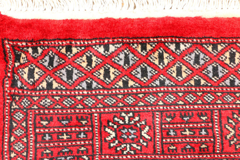 Red Bokhara 2' 6 x 6' 3 - No. 45069 - ALRUG Rug Store