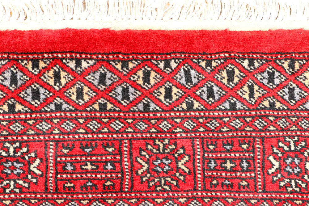 Red Bokhara 2' 6 x 6' 3 - No. 45069 - ALRUG Rug Store